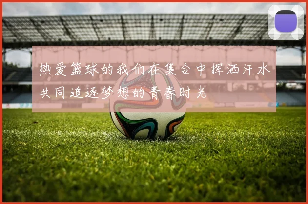 热爱篮球的我们在集合中挥洒汗水共同追逐梦想的青春时光